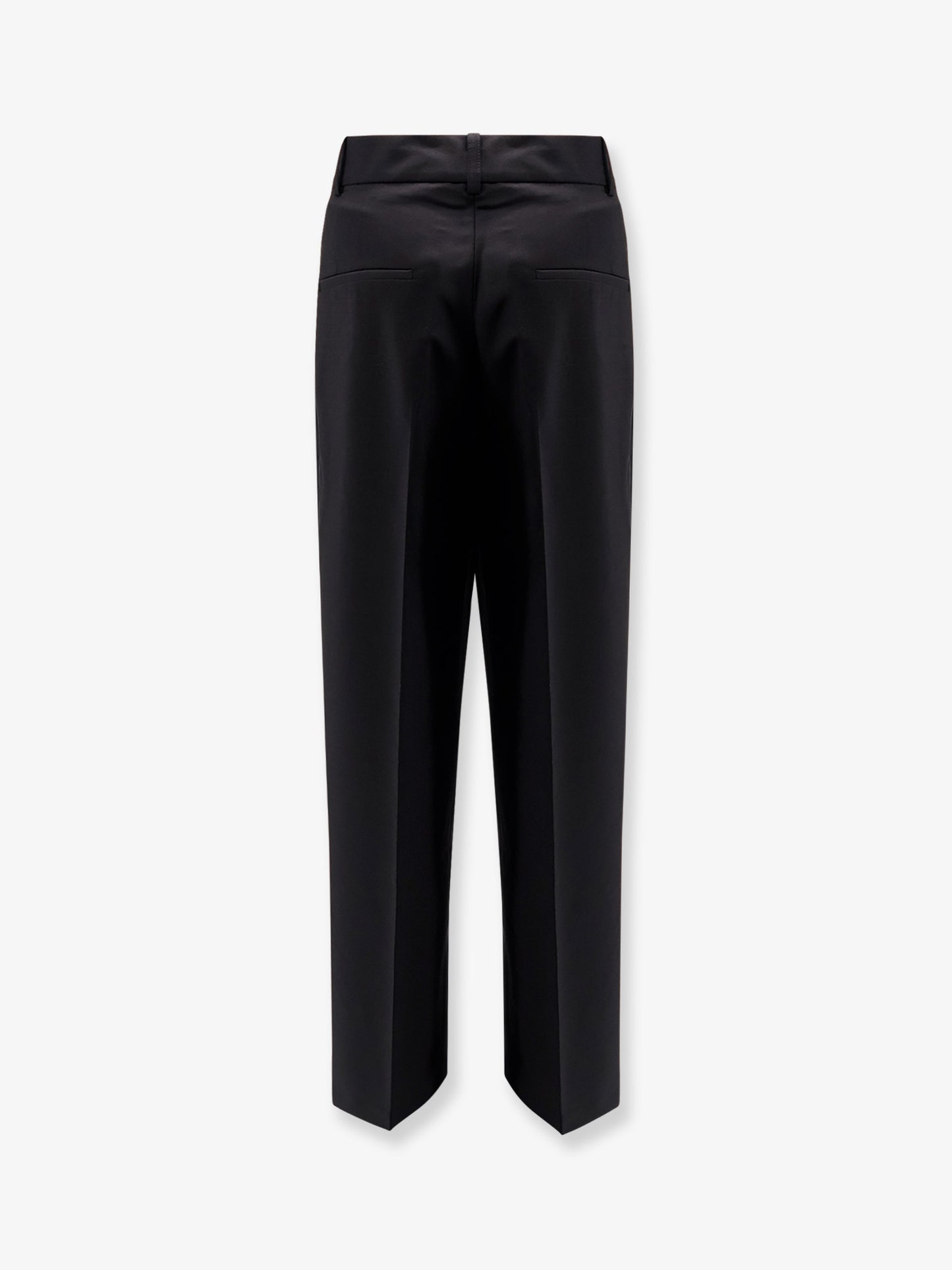 Pantaloni in misto lana a vita media