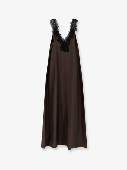 Silk long dress thumbnail