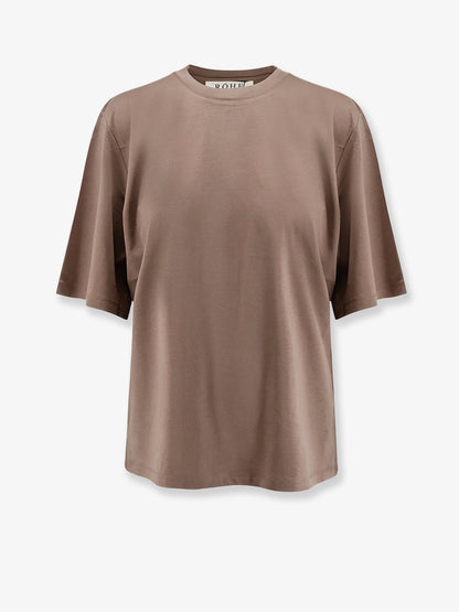 Cotton, modal and silk blend T-shirt thumbnail