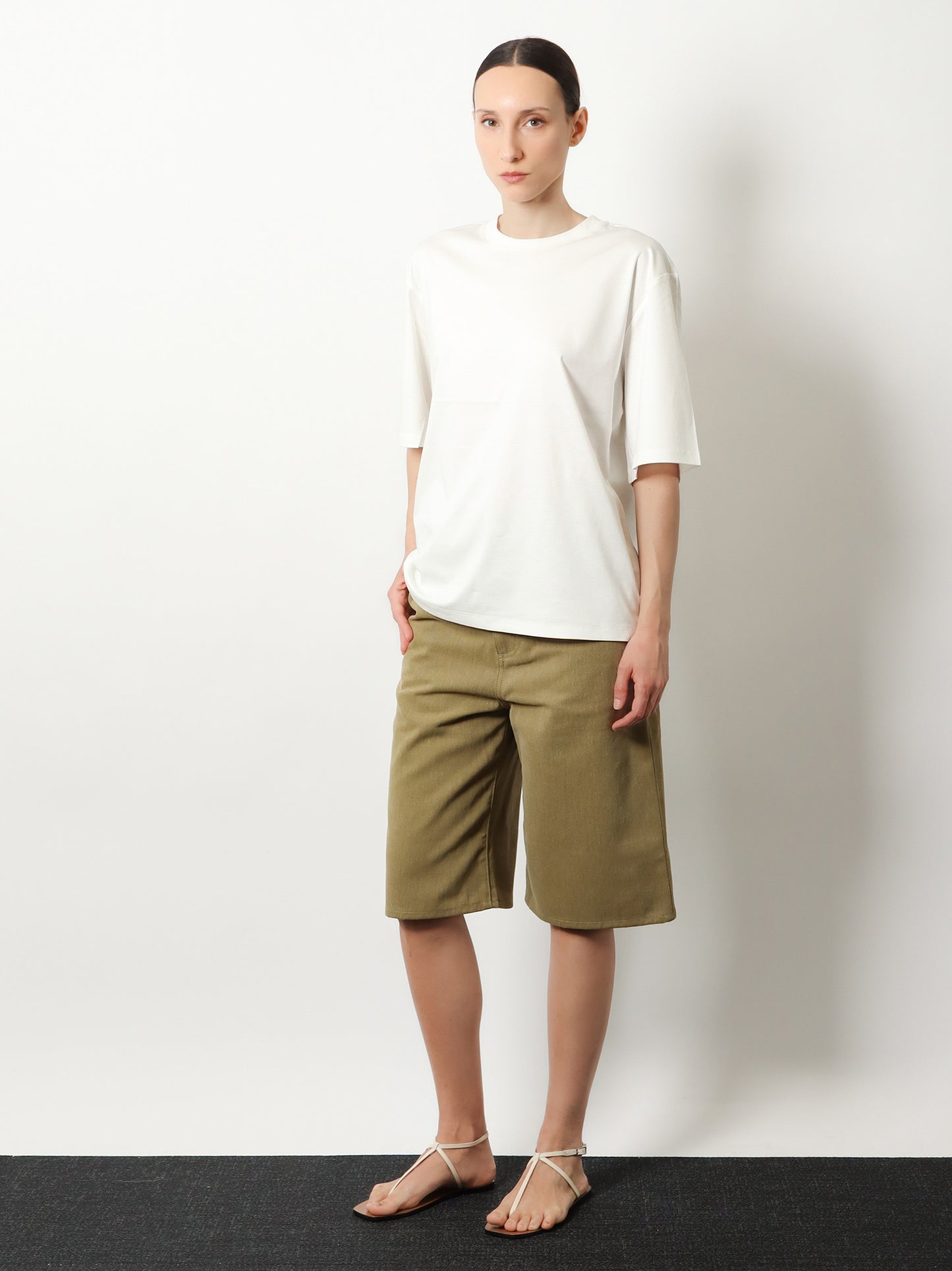 Cotton bermuda shorts