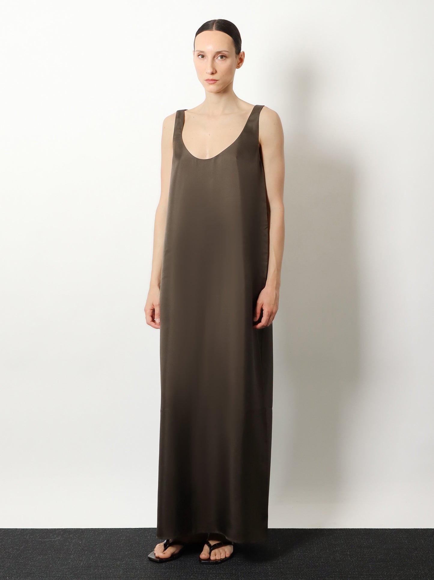 Long silk dress