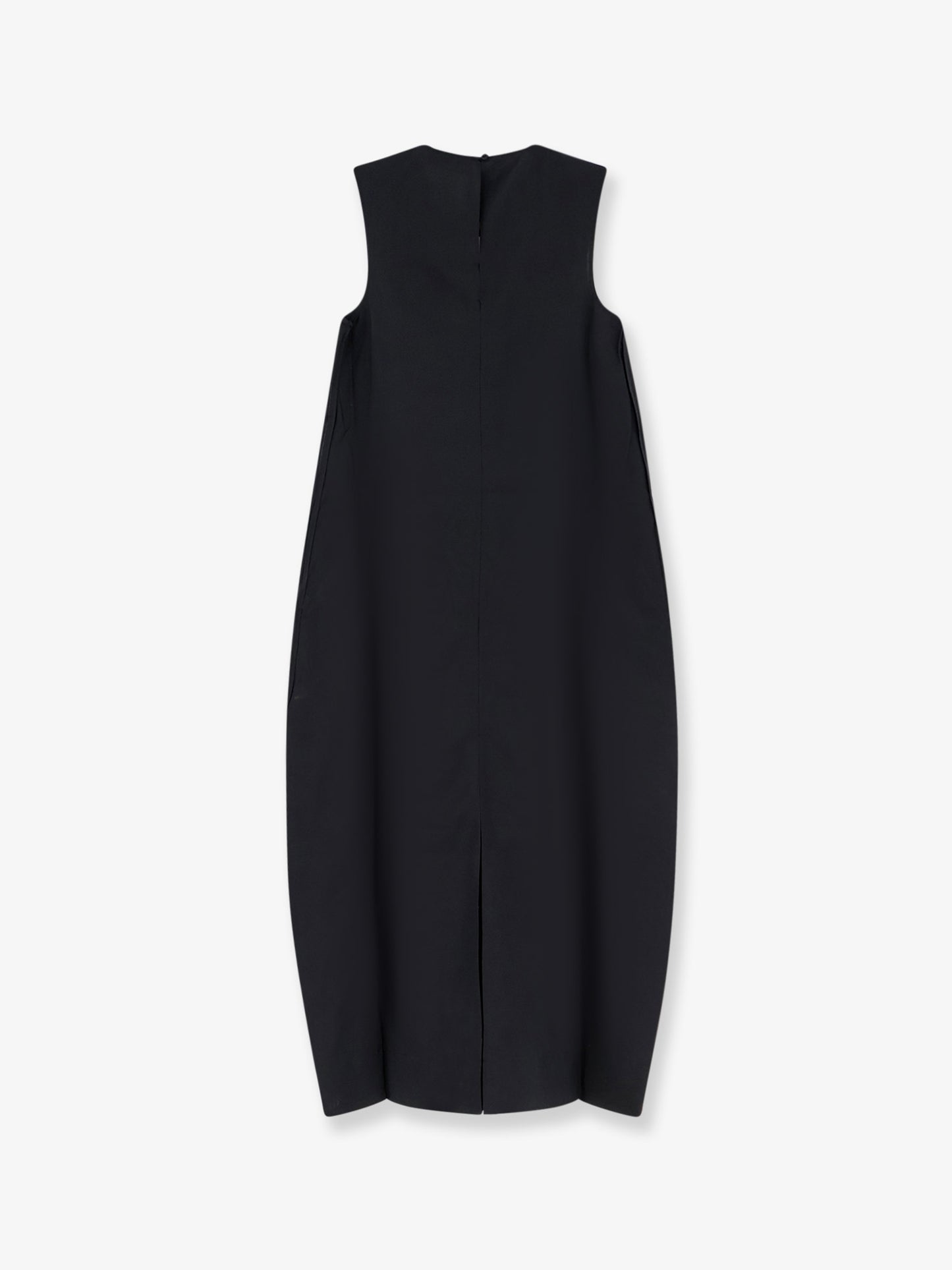 Hourglass linen and silk blend long dress
