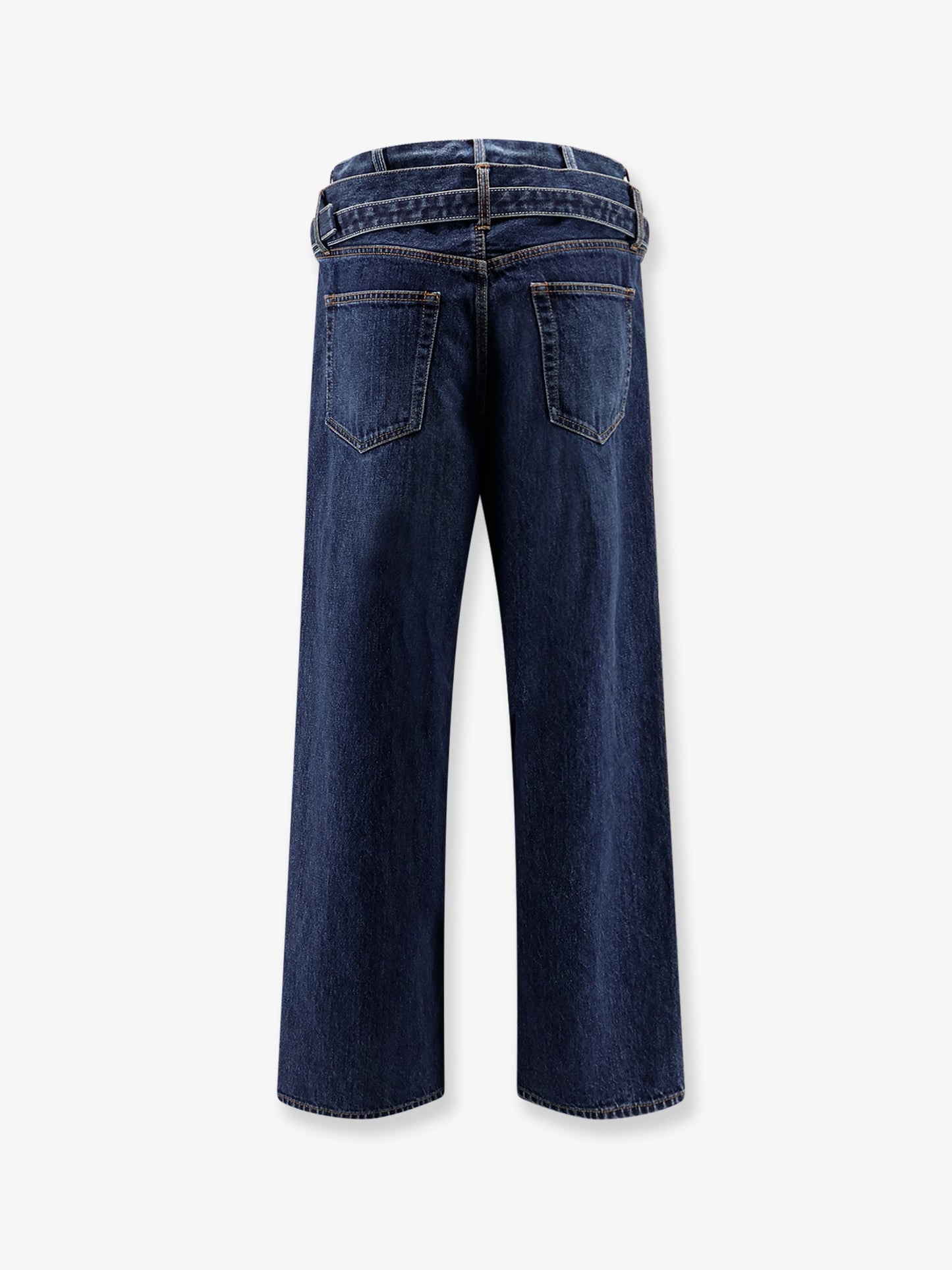 Blue denim jeans