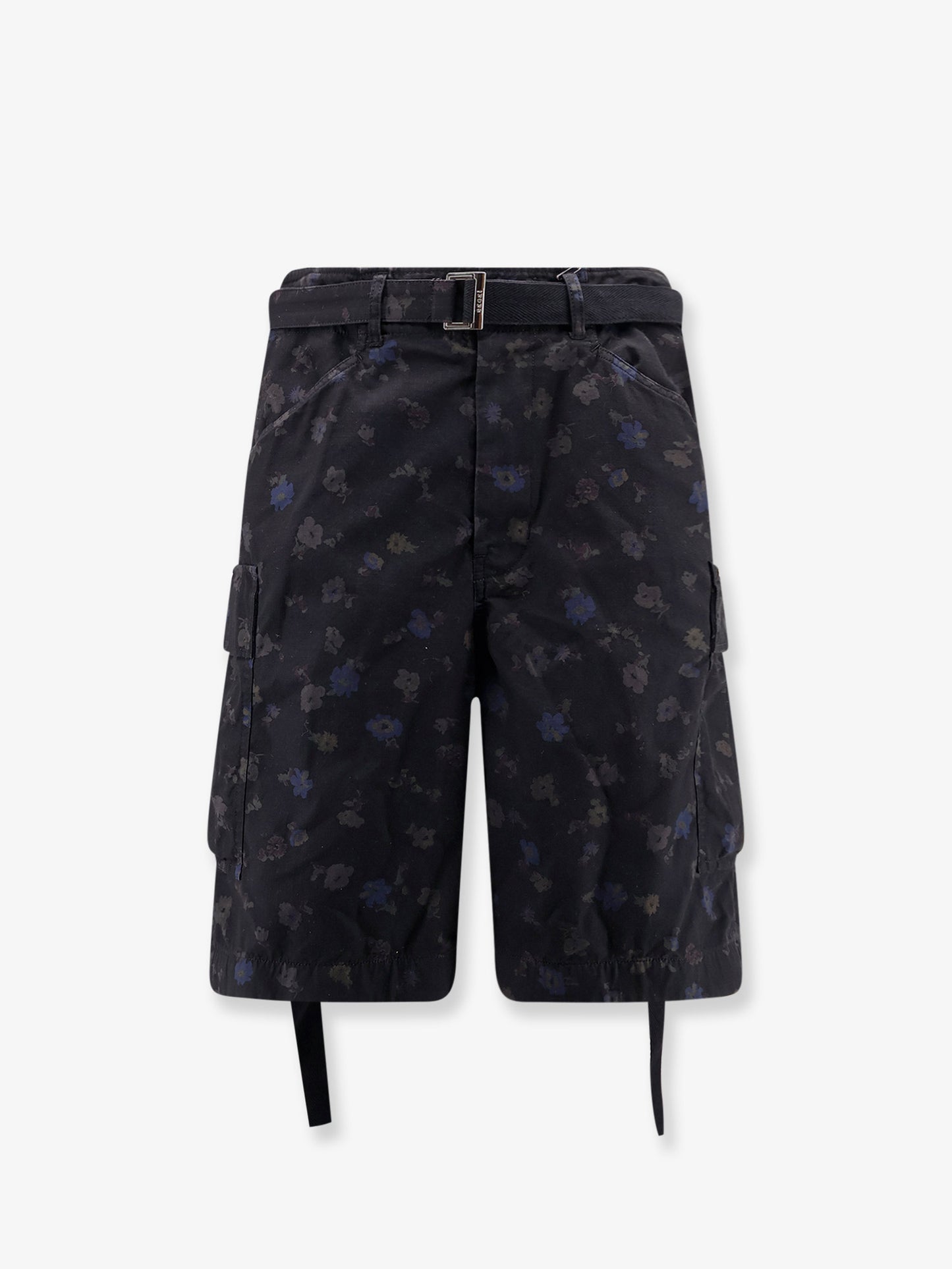Printed cotton shorts