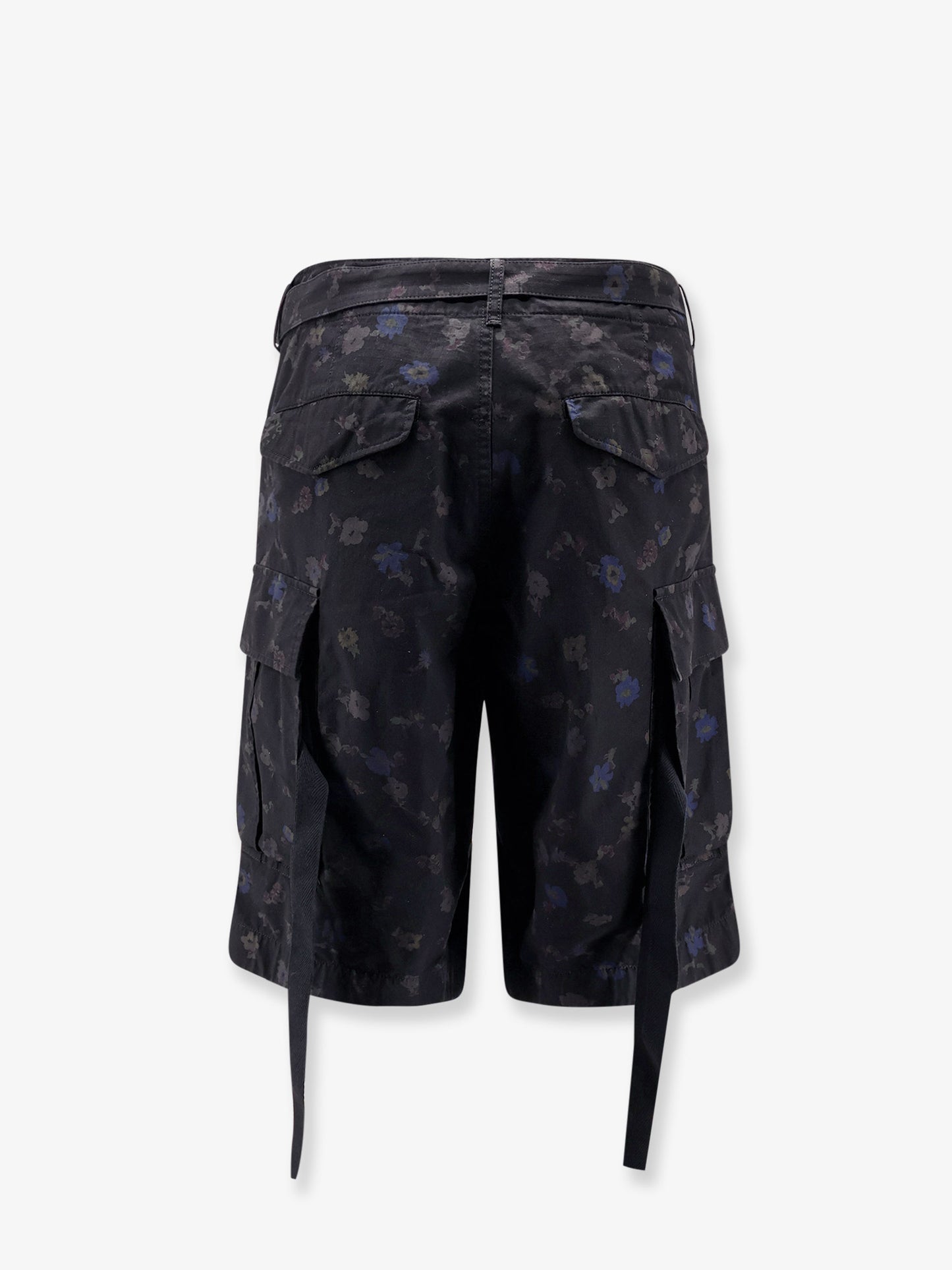 Printed cotton shorts