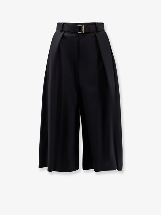 Wool blend bermuda shorts