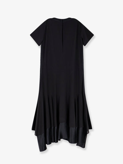 Cotton dress with pleated details thumbnail