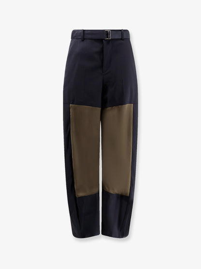 Wool blend trousers with nylon inserts thumbnail
