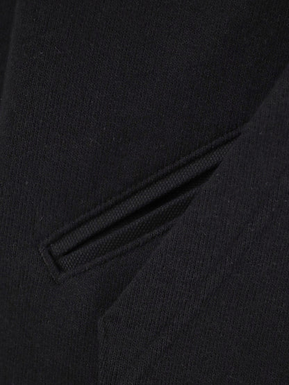 Cotton sweatshirt with double logo patch thumbnail