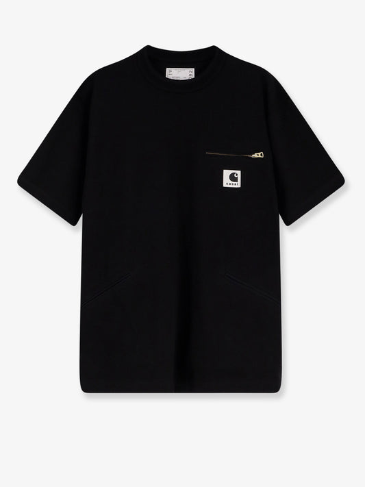 Cotton T-shirt witht logo patch on the front