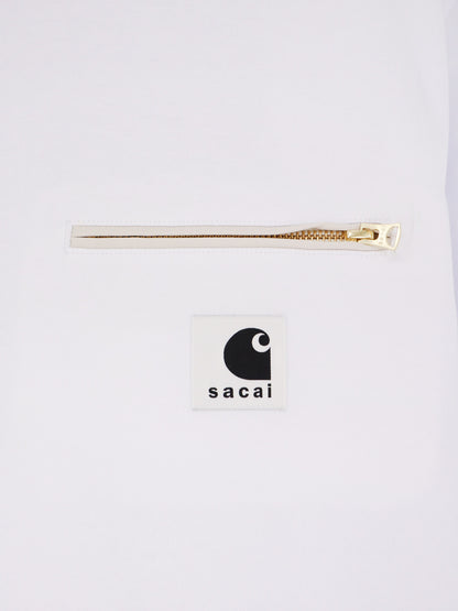 Cotton t-shirt with frontal logo patch thumbnail