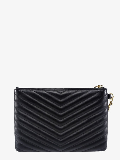 Quilted leather clutch thumbnail