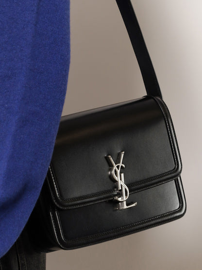 Satchel Solferino Medium leather crossbody bag thumbnail