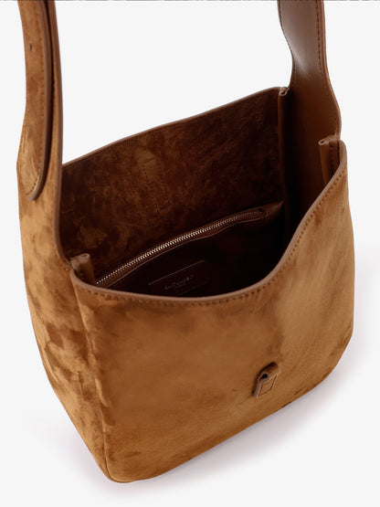 Le 5 à 7 suede shoulder bag thumbnail