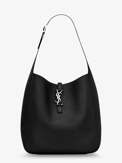 Le 5 à 7 leather shoulder bag with metal Cassandre logo thumbnail
