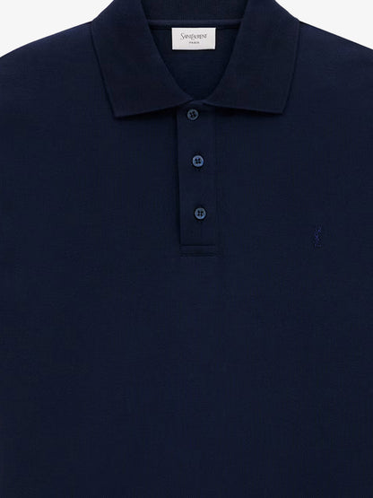 Polo in materiale riciclato con ricamo Cassandre thumbnail