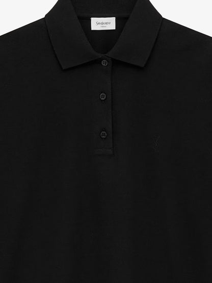 Cotton blend polo shirt thumbnail