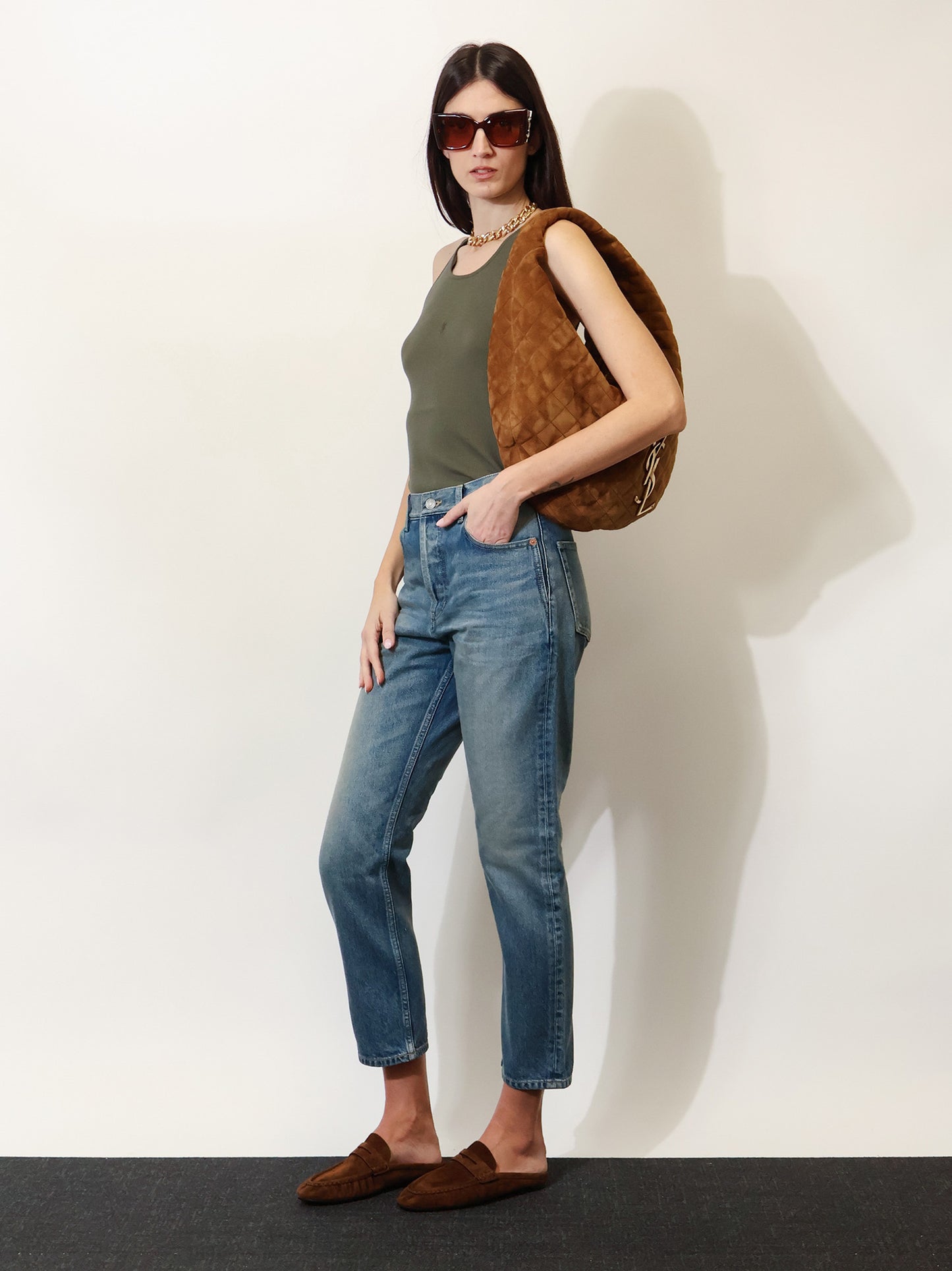 Ribbed cotton top