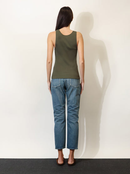 Ribbed cotton top thumbnail
