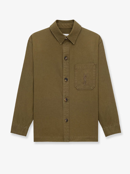 Cotton and linen shirt with embroidery thumbnail
