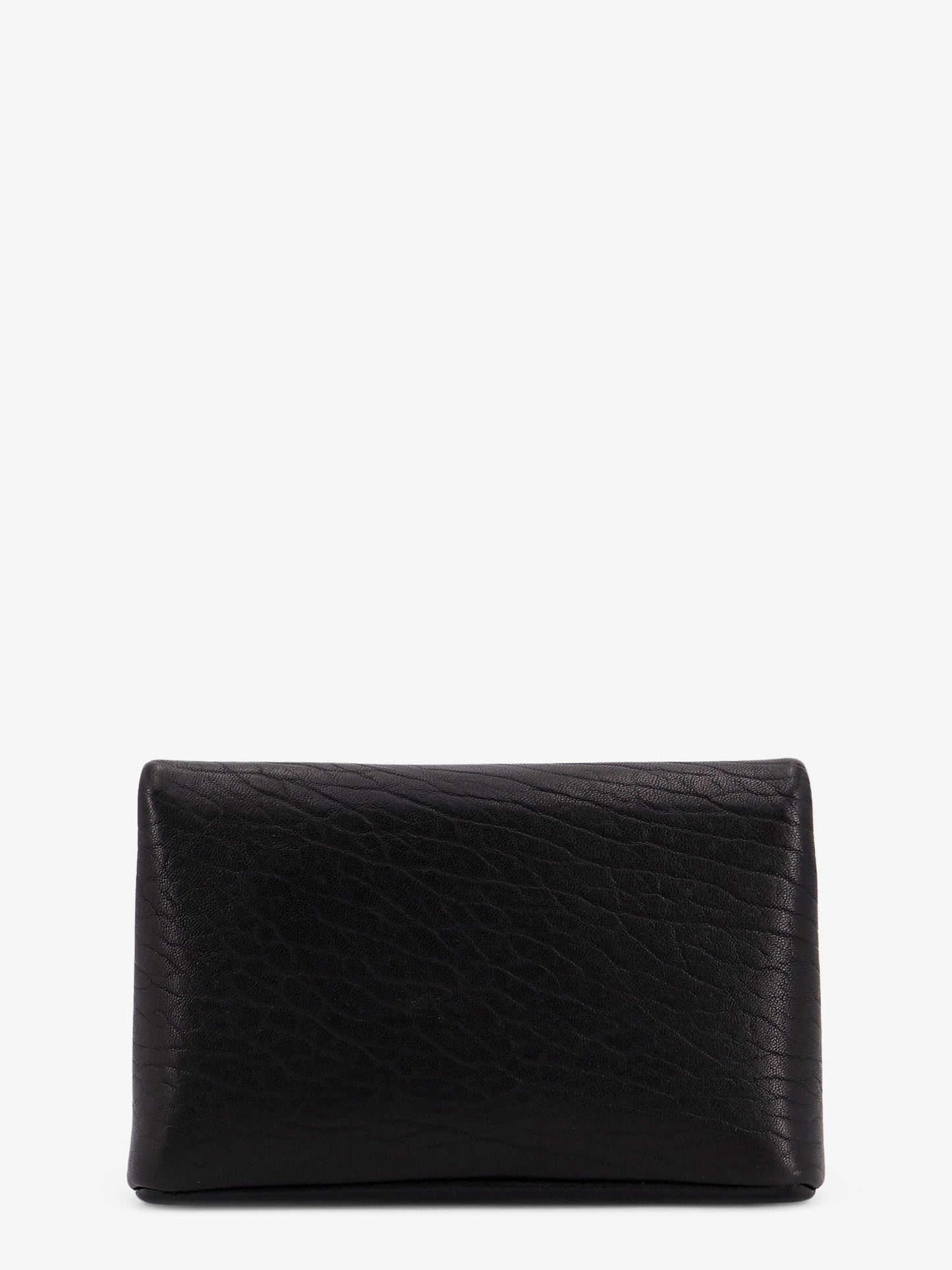 Leather crossbody bag with metal Cassandre logo
