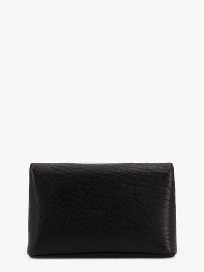 Leather crossbody bag with metal Cassandre logo thumbnail
