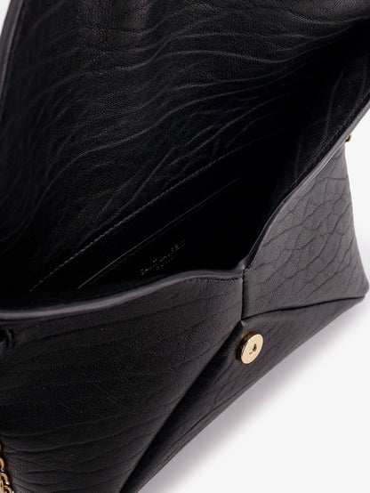 Leather crossbody bag with metal Cassandre logo thumbnail