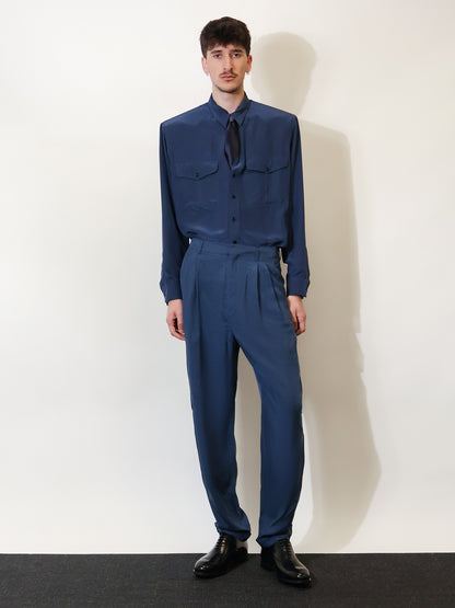 Pantaloni in seta con cintura thumbnail