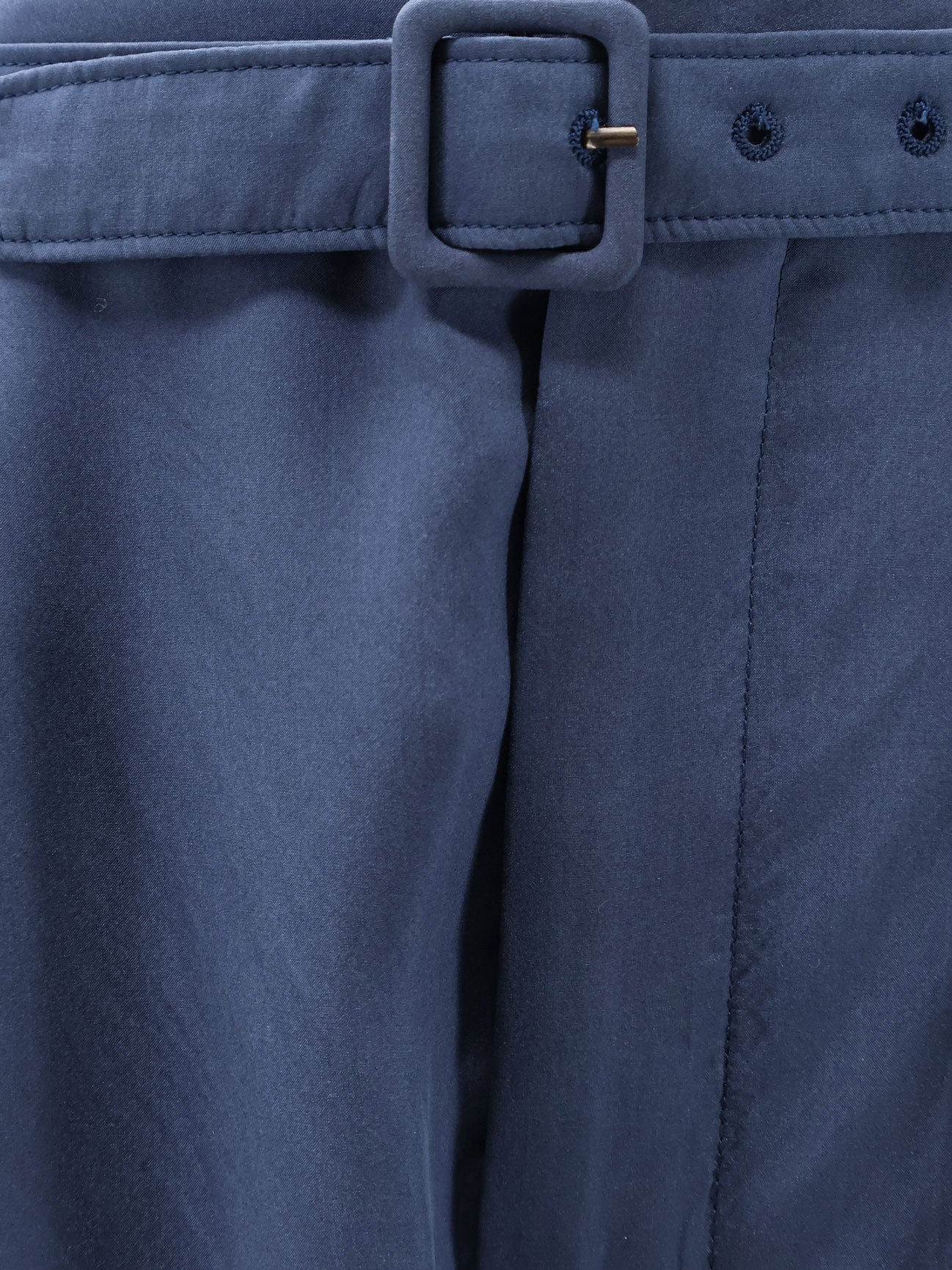 Pantaloni in seta con cintura