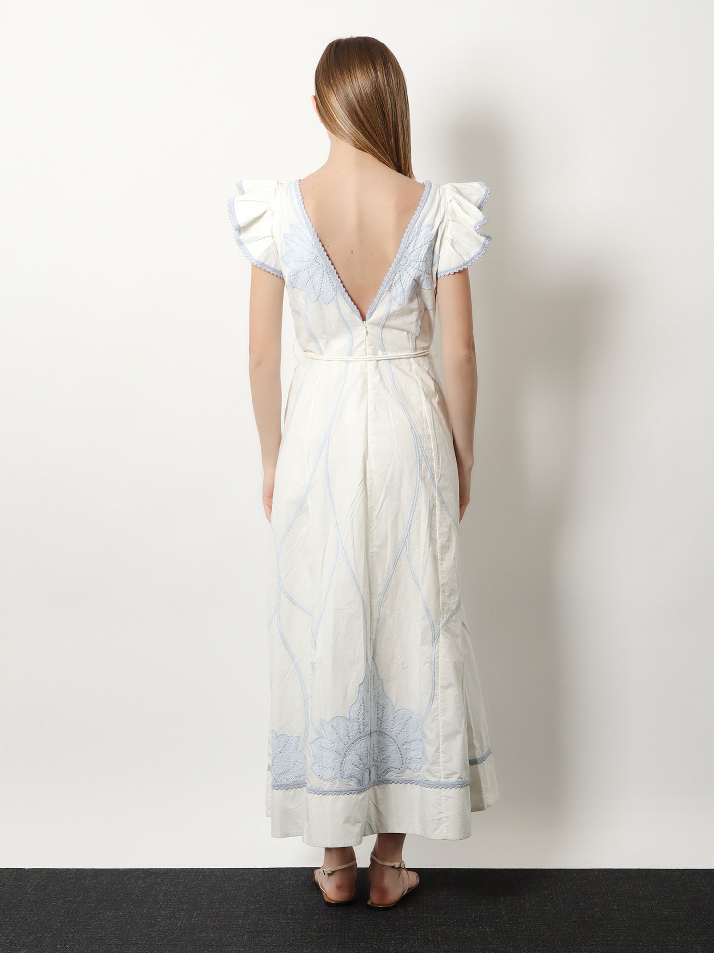 Vestito lungo Vittorio in cotone