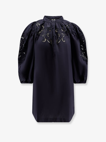 Visaya cotton satin dress thumbnail