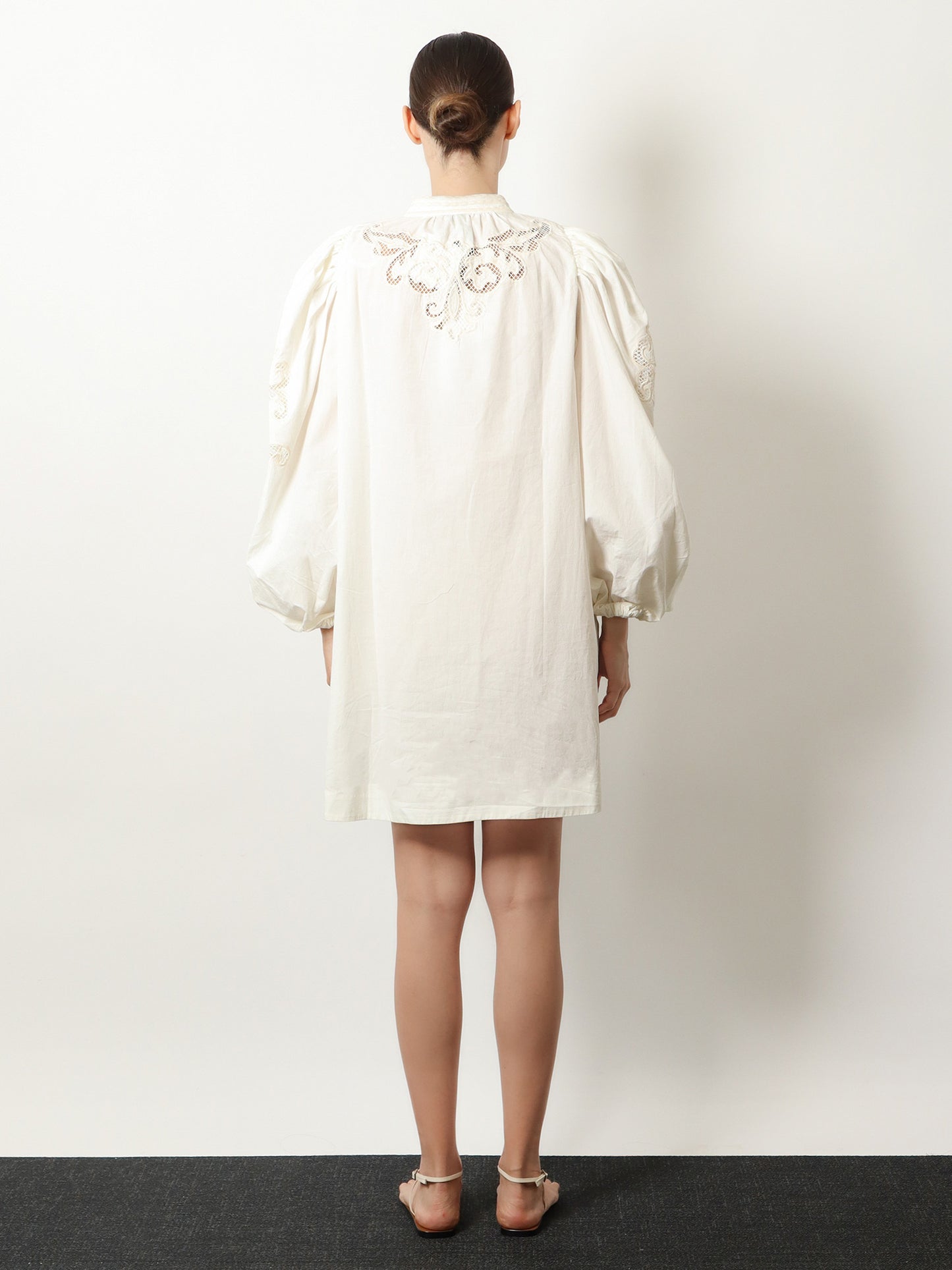 Visaya cotton satin dress