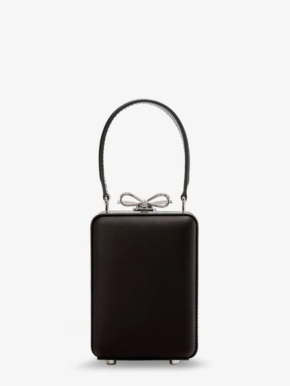 Satin shoulder bag with crystals thumbnail