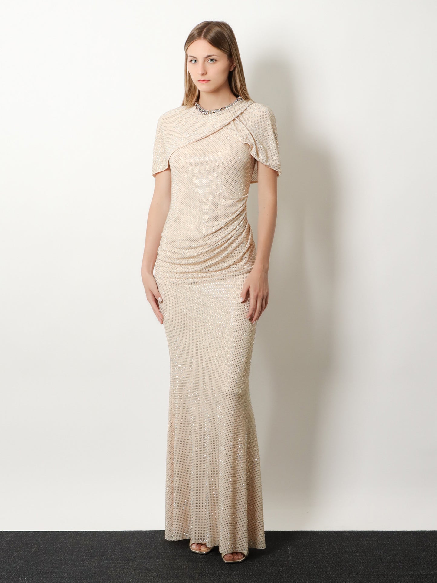 Maxi Dress with rhinestones