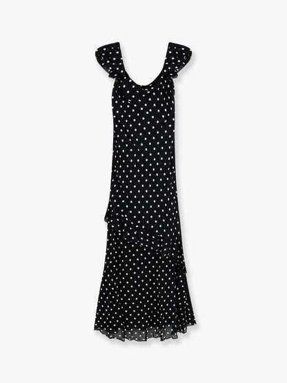 Polka-dots viscose dress thumbnail