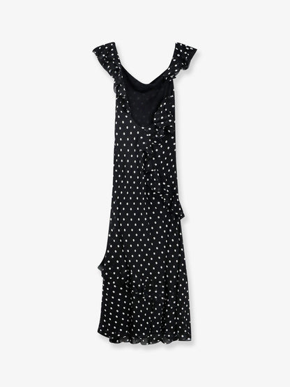 Polka-dots viscose dress thumbnail