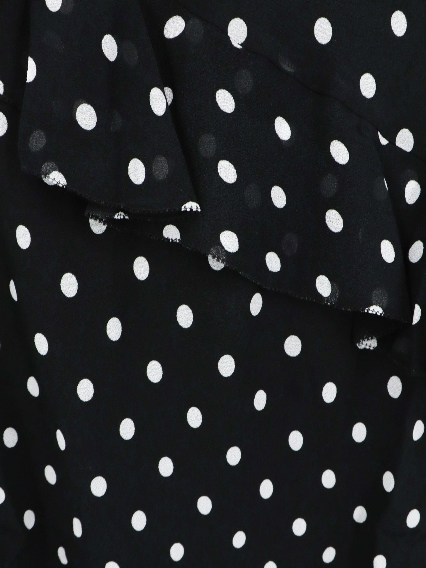 Polka-dots viscose dress