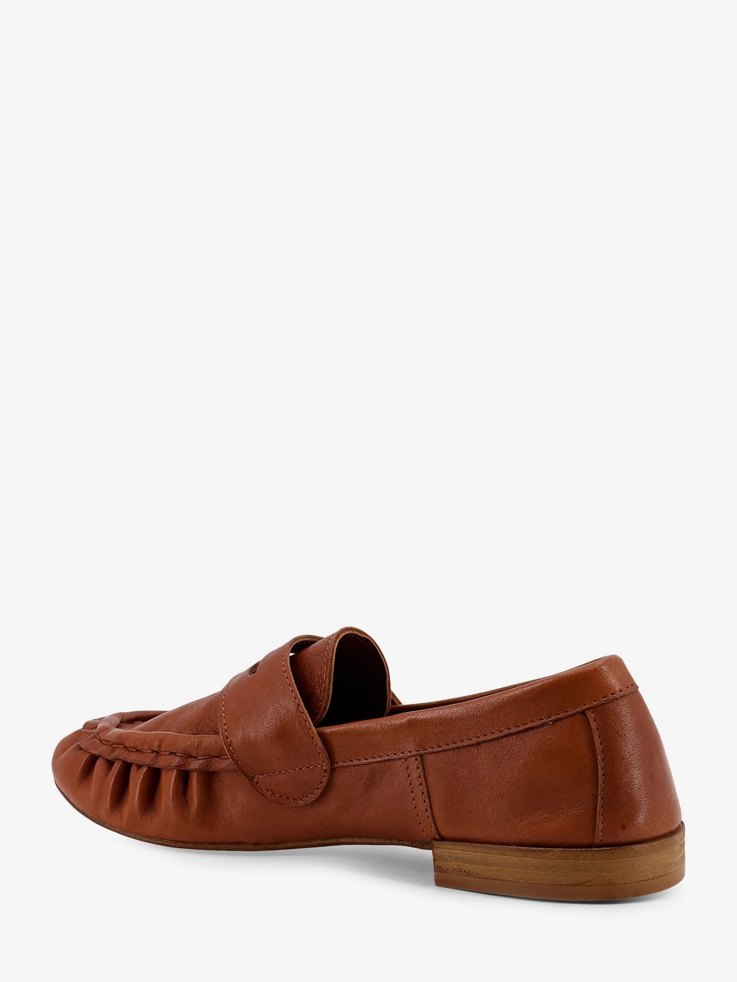 Leather loafers