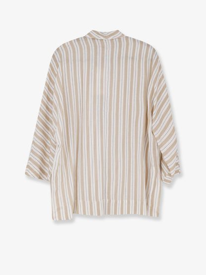 Kimono striped linen shirt thumbnail