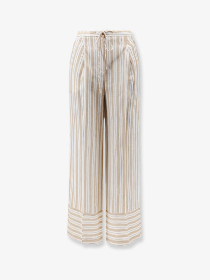 Striped linen trousers thumbnail