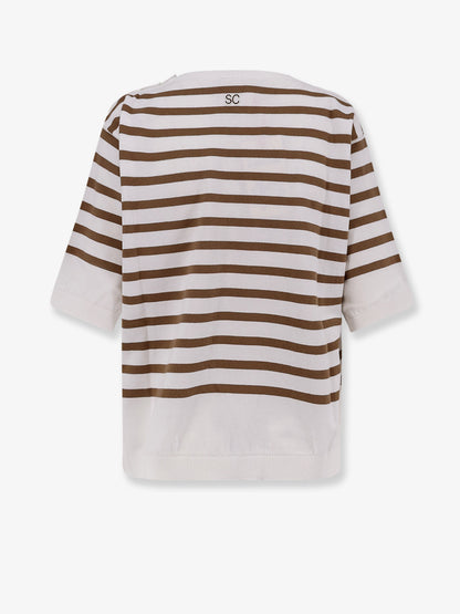Striped cotton sweater thumbnail