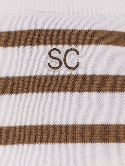 Striped cotton sweater thumbnail