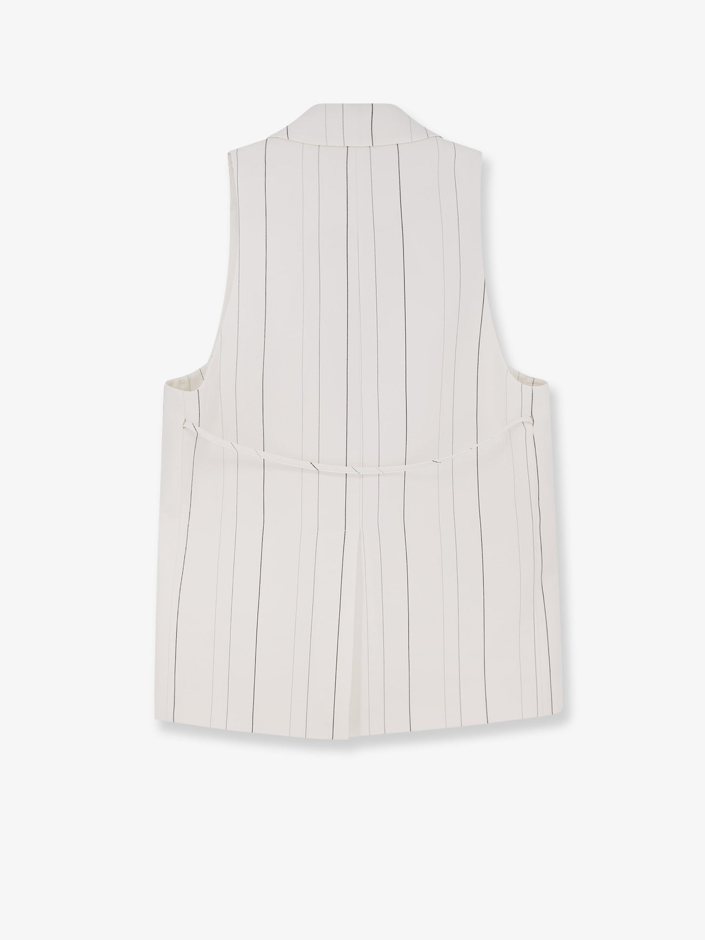 Viscose and virgin wool vest