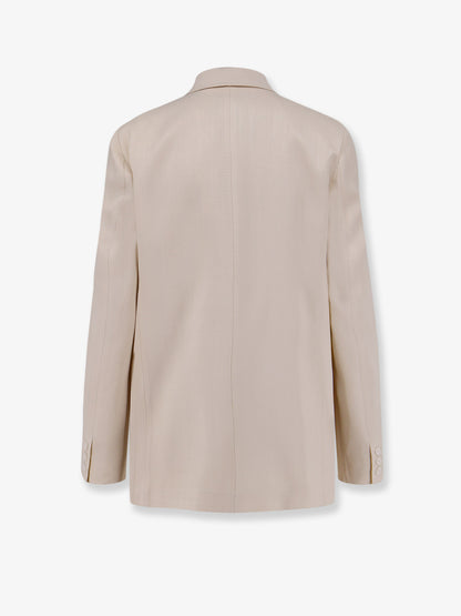 Single-breasted viscose blazer thumbnail