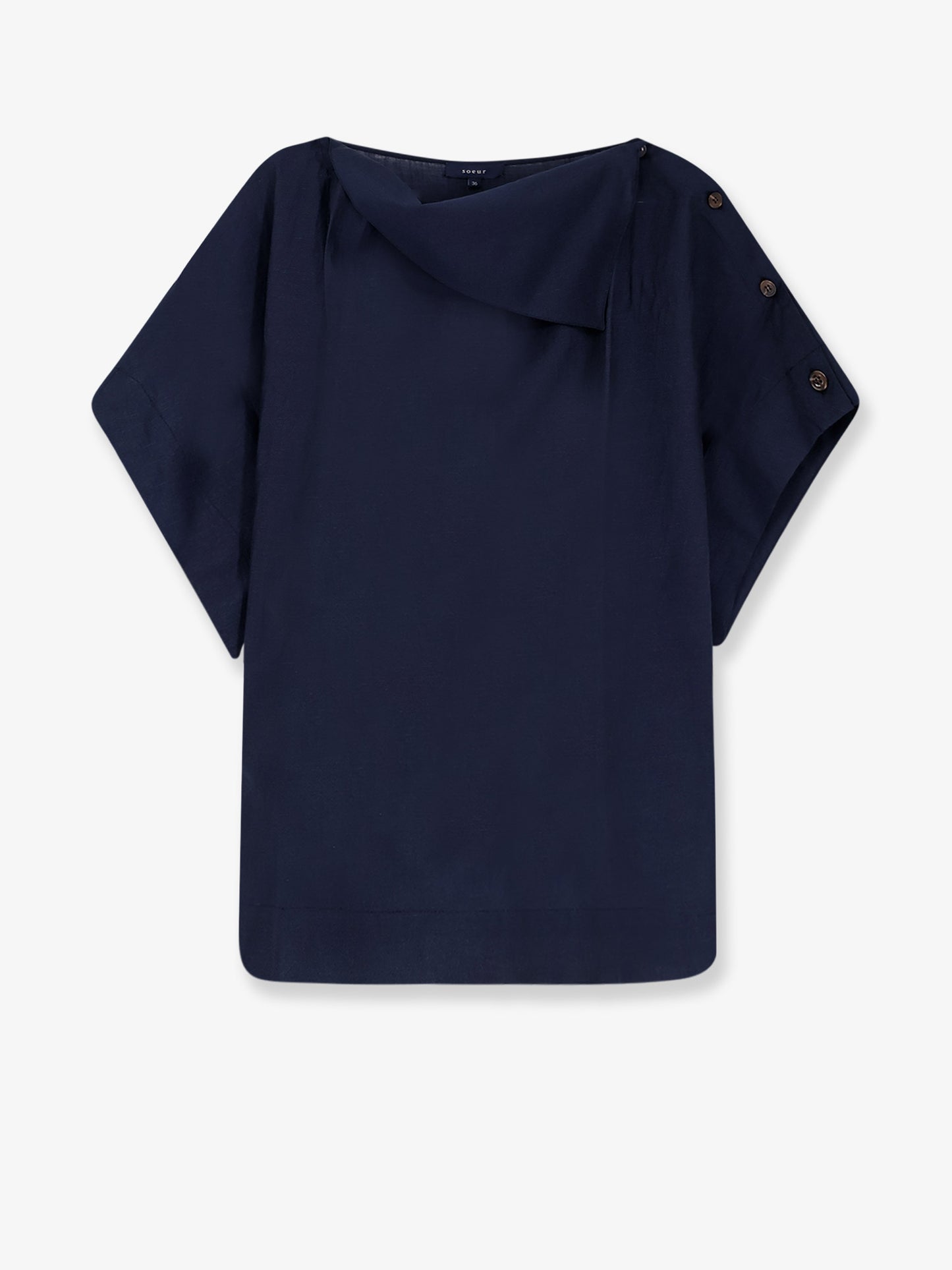 Issa top in linen blend
