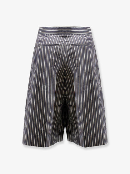 Henna striped cotton bermuda shorts thumbnail