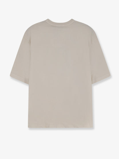 T-shirt in cotone con stampa logo frontale thumbnail