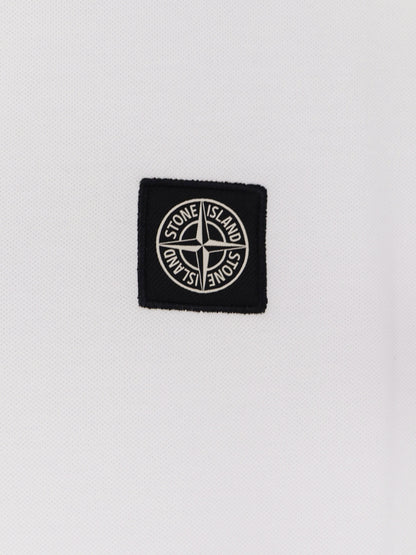 Stretch organic cotton polo shirt thumbnail