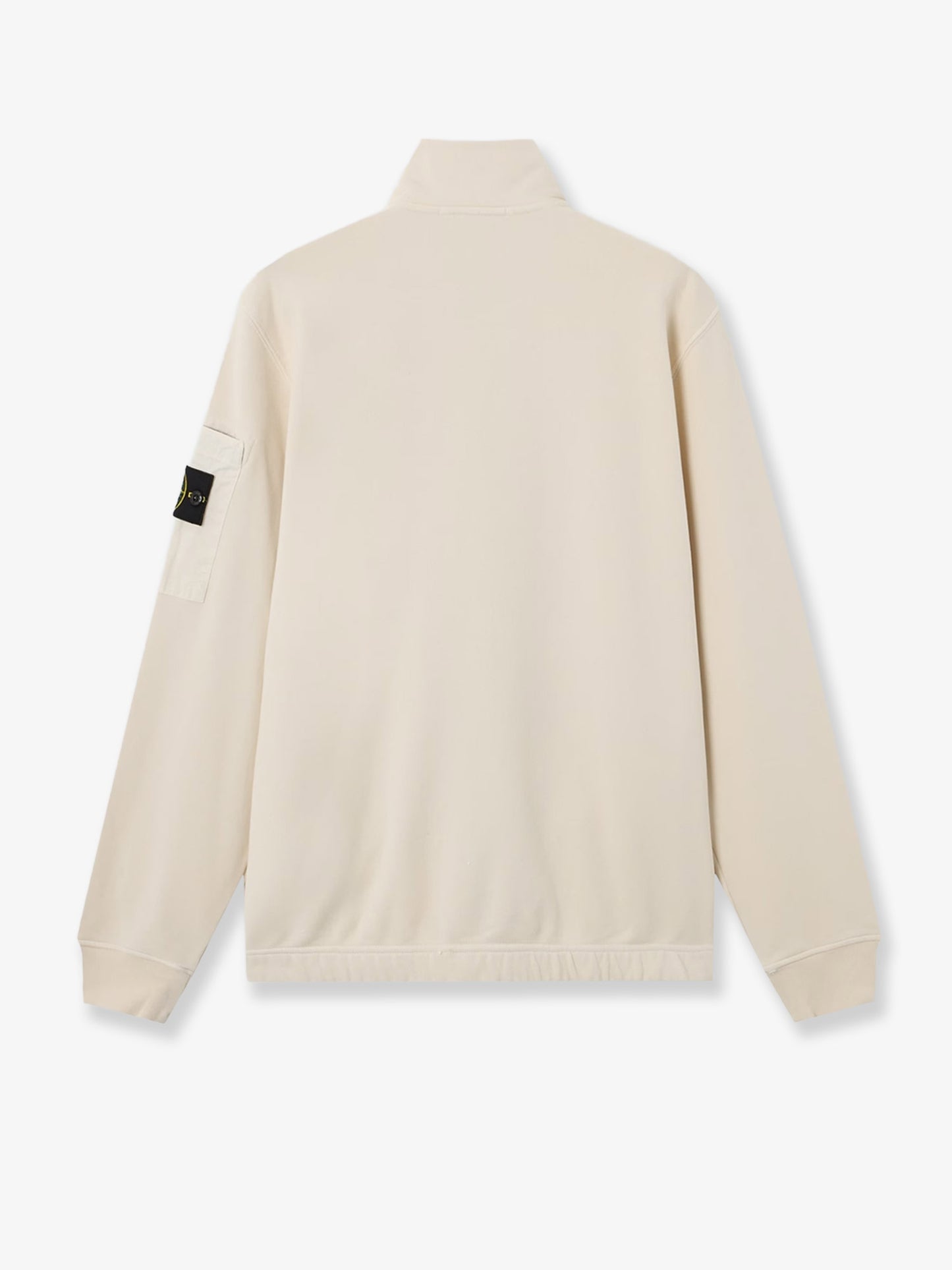 Felpa in cotone con zip
