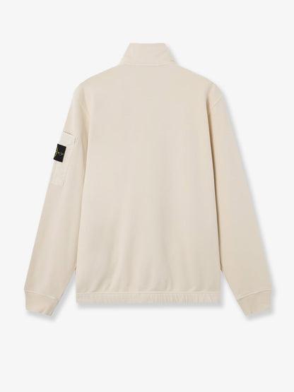 Felpa in cotone con zip thumbnail